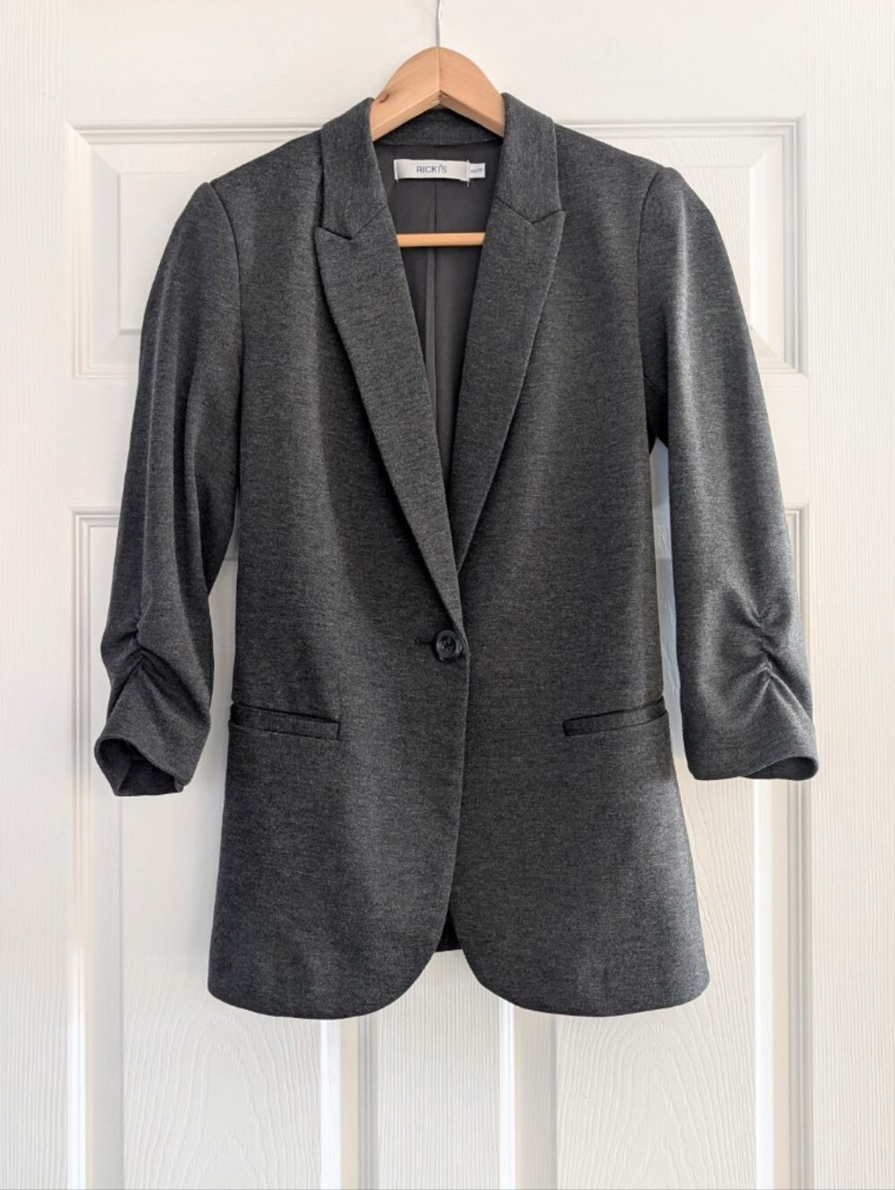 Ricki's blazer charcoal grey size XS